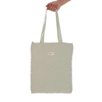 Dames handtas Versa Vichy Groen 40 x 33 cm