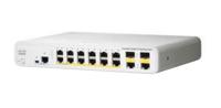 Cisco WS-C2960C-12PC-L Catalyst 2960C Switch 12 FE PoE, 2 x Dual Uplink, Lan-basis - thumbnail