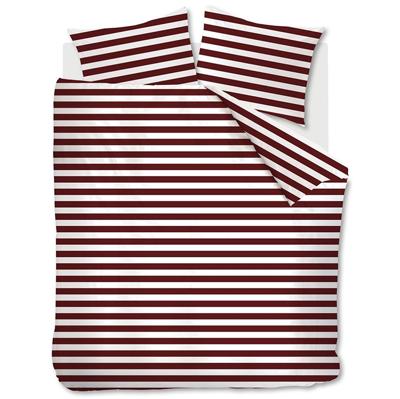 Ambiante Dekbedovertrek Orsin Donker Rood-1-persoons (140 x 200/220 cm)