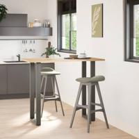 Bartafelpoten 2 st U-vormig 50x(110-111) cm staal antraciet - thumbnail