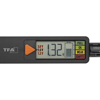 TFA Dostmann Batterijtester Batterietester BatteryCheck Meetbereik (batterijtester) 1.2 V, 1.5 V, 3 V, 9 V Oplaadbare batterij, Batterij 98.1126.01 TFA Dostmann Batterijtester Batterietester BatteryCheck Meetbereik (batterijtester) 1.2 V, 1.5 V, 3 V, 9 V Oplaadbare batterij, Batterij 98.1126.01