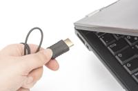 Digitus DB-330120-020-S HDMI-kabel HDMI Aansluitkabel HDMI-A-stekker 2 m Zwart, Goud 4K UHD, Afgeschermd (dubbel), Flexibel, Afgeschermd, Zeer flexibel, Met - thumbnail