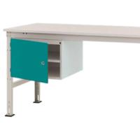 Manuflex ZB4713.5021 Behuizing onderbouw universele stationair, gebruiksh. 300 mm met 1 deur links draaiend. Voor tafel diepte 800 mm - thumbnail