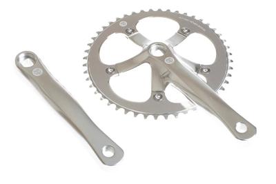 BLB Track 46T Crankset - Zilver BLB Track 46T Crankset - Zilver