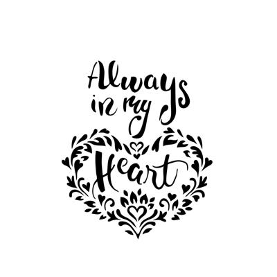 The Crafter's Workshop • template 15x15cm in my heart