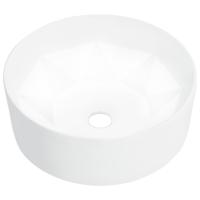 VidaXL Wastafel 36x14 cm keramiek wit - thumbnail