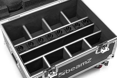 Beamz FCC9 Flightcase voor 8x BBP9 serie uplights met oplaadfunctie