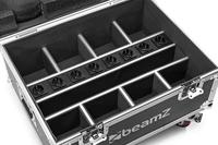 Beamz FCC9 Flightcase voor 8x BBP9 serie uplights met oplaadfunctie - thumbnail
