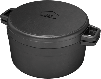 The Bastard Dutch Oven & Griddle Large Ø 28 cm The Bastard Dutch Oven & Griddle Large Ø 28 cm