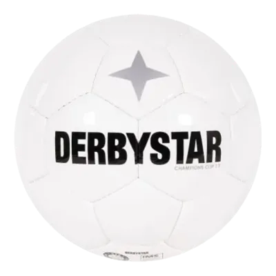 Derbystar Champions Cup II Voetbal Maat 5 Wit Zwart Zilver