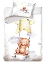 Animal Pictures BABY Dekbedovertrek Beertje - 100 x 135 cm - Katoen - thumbnail