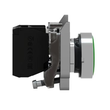 Schneider Electric XB4BA3311 XB4BA3311 Druktoets 600 V 6 A Moment (l x b x h) 52 x 30 x 47 mm IP66, IP67, IP69, IP69K 1 stuk(s)