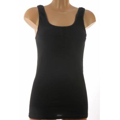 Dames Comfort XL hemd - Grote maten - Dames singlet - wit, zwart