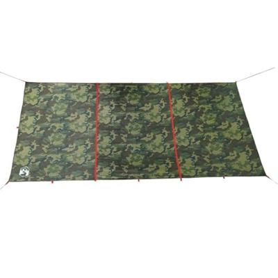 VidaXL Kampeerluifel waterdicht 451x420 cm camouflage