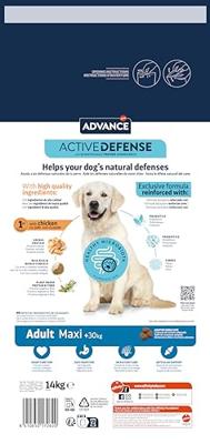 Advance Maxi Adult met kip en rijst hondenvoer 2 x 14 kg - thumbnail
