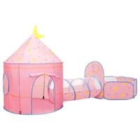 VidaXL Kinderspeeltent 301x120x128 cm roze - thumbnail