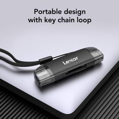 Lexar Reader LRW310 Dual Slot SD/microSD USB 3.1 A & C