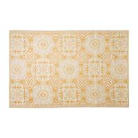 Buitenkleed cirkels - geel/oranje - 120x180 cm - thumbnail