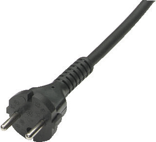 Gereedschapsnoer neopreen 2x1,5mm² 10M H07RN-F 90° voor dubbel geisoleeerde machines