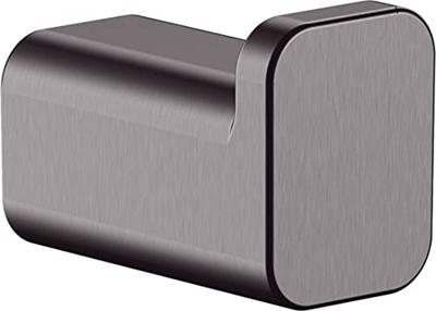 Handdoekhaak AddStoris HansGrohe Geborsteld Zwart Chroom