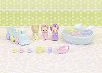 Sylvanian Families drieling baby crème konijn badspeelset 5707 - thumbnail