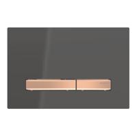 Bedieningsplaat Geberit Sigma 50 voor 2-toets Spoeling Rosé Goud / Zwart - thumbnail