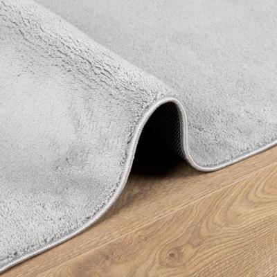 Vloerkleed OVIEDO laagpolig 60x110 cm grijs