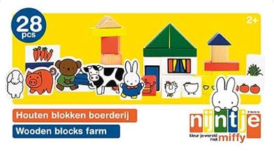Bambolino Toys Nijntje blokken boerderij
