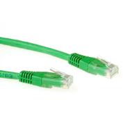 ACT Groene 0,5 meter LSZH U/UTP CAT6 patchkabel met RJ45 connectoren - thumbnail