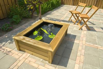 Quadro 6 houten vijverombouw Wood 2 Quadro 6 houten vijverombouw Wood 2