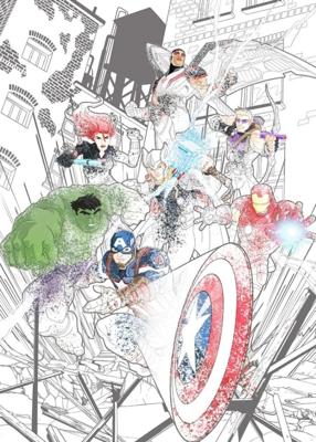 Komar Into Adventure Fotobehang Marvel - Avengers - Attack - IADX4-061