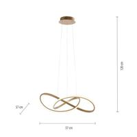 Just Light HanglampMaria messing - 15402-60 - thumbnail