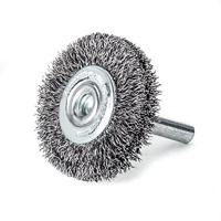 Lessmann Ronde borstel | d. 40 mm schacht 6 mm draaddikte 0,2 mm | staal 9 mm 18.000 omw/min | Max. toerental 18000 min-¹ | 1 stuk - 414142 414142 - thumbnail