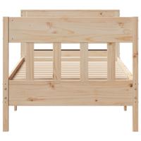Bedframe zonder matras massief grenenhout 75x190 cm - thumbnail