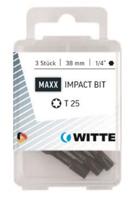 Witte torx bit MAXX Impact [3x] - 1/4&apos;&apos; - T 25 - 38mm - thumbnail