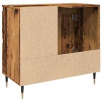 Badkamerkast 65x33x60 cm bewerkt hout oud houtkleurig - thumbnail