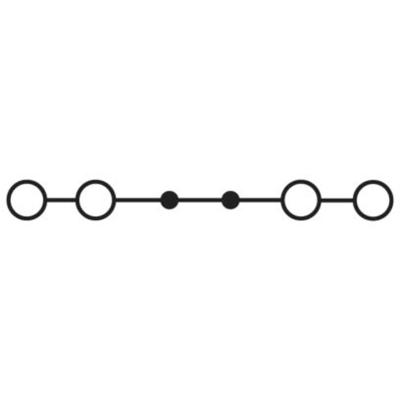 Phoenix Contact 3208199 Doorgangsklem 3.5 mm Spanveer Zwart 50 stuk(s) Piece