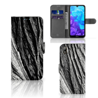 Book Style Case Huawei Y5 (2019) Boomschors Grijs - thumbnail
