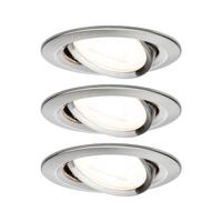 Paulmann 93429 Nova Inbouwlamp Set van 3 stuks LED GU10 19.5 W IJzer (geborsteld) - thumbnail