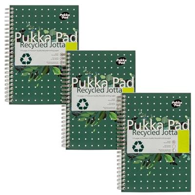 Notitieboek pukka jotta a5 lijn 110pag 80gr gn