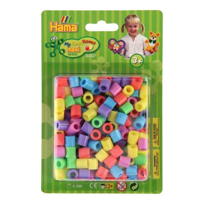 Hama maxi strijkkralen pastel mix (50), 250st. Hama maxi strijkkralen pastel mix (50), 250st.