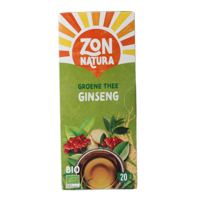 Zonnatura Groene Thee met Ginseng Zonnatura Groene Thee met Ginseng