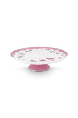 Pip Studio Taartplateau Klein Jolie Stippen Goud Roze