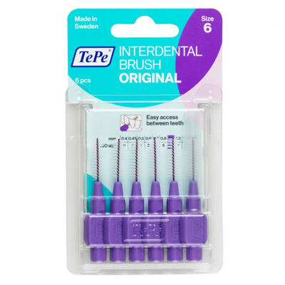 Tepe Interdental Brush 1,1mm Mauve 6