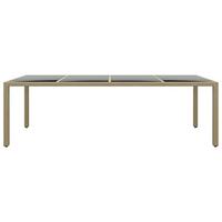 11-delige Tuinset poly rattan beige - thumbnail