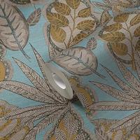 Livingwalls Famous Garden - Licht Blauw - Planten - 393464 - thumbnail