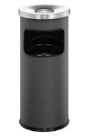 Durable Combi-asbak | d.250xH630mm antraciet | staalplaat | 1 stuk - 333258 333258 - thumbnail