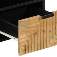 Tv-meubel 100x33x46 cm massief mangohout bruin - thumbnail