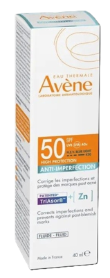 Eau Thermale Avène SPF50 Anti-Imperfection Zonnebrandcrème Eau Thermale Avène SPF50 Anti-Imperfection Zonnebrandcrème