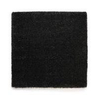 Tapeso Vierkant hoogpolig vloerkleed - Cozy Shaggy - antraciet - - thumbnail